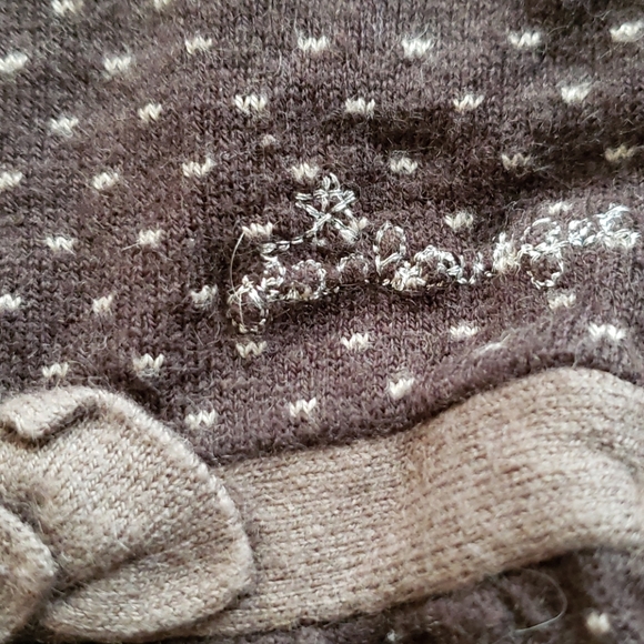 Jean Bourget knit dress and hat set, 6 mths - Picture 2 of 3